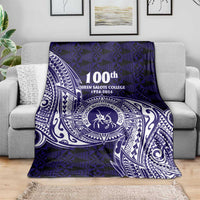 Tonga Queen Salote College 100th Years Blanket Est 1926 Tongan Ngatu Tapa - Polynesian Pride