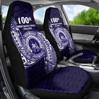 Tonga Queen Salote College 100th Years Car Seat Cover Est 1926 Tongan Ngatu Tapa - Polynesian Pride