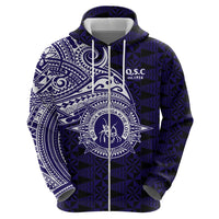 Tonga Queen Salote College 100th Years Hoodie Est 1926 Tongan Ngatu Tapa - Polynesian Pride