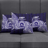Tonga Queen Salote College 100th Years Pillow Cover Est 1926 Tongan Ngatu Tapa - Polynesian Pride