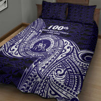 Tonga Queen Salote College 100th Years Quilt Bed Set Est 1926 Tongan Ngatu Tapa - Polynesian Pride