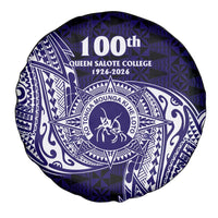 Tonga Queen Salote College 100th Years Spare Tire Cover Est 1926 Tongan Ngatu Tapa - Polynesian Pride