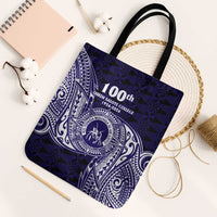 Tonga Queen Salote College 100th Years Tote Bag Est 1926 Tongan Ngatu Tapa - Polynesian Pride