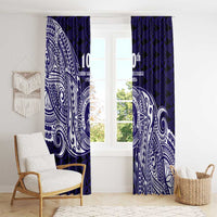 Tonga Queen Salote College 100th Years Window Curtain Est 1926 Tongan Ngatu Tapa - Polynesian Pride