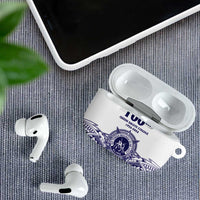 Tonga Queen Salote College 100th Years AirPods Case White Tonga Kupesi Uniquely Pacific Art LT9 - Polynesian Pride