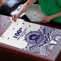 Tonga Queen Salote College 100th Years Puzzle White Tonga Kupesi Uniquely Pacific Art - Polynesian Pride