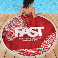 Samoa FAST Beach Blanket Samoan Motif Patterns LT9 - Polynesian Pride