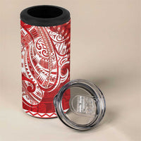 Samoa FAST 4 in 1 Can Cooler Tumbler Samoan Motif Patterns LT9 - Polynesian Pride