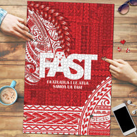 Samoa FAST Puzzle Samoan Motif Patterns LT9 Red - Polynesian Pride