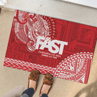 Samoa FAST Rubber Doormat Samoan Motif Patterns LT9 - Polynesian Pride