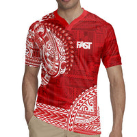 Samoa FAST Rugby Jersey Samoan Motif Patterns LT9 - Polynesian Pride