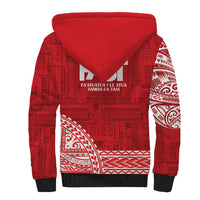 Samoa FAST Sherpa Hoodie Samoan Motif Patterns LT9 - Polynesian Pride
