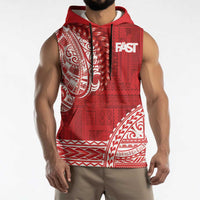 Samoa FAST Sleeveless Hoodie Samoan Motif Patterns LT9 - Polynesian Pride