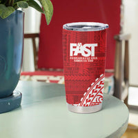 Samoa FAST Tumbler Cup Samoan Motif Patterns - Polynesian Pride