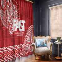 Samoa FAST Window Curtain Samoan Motif Patterns LT9 - Polynesian Pride