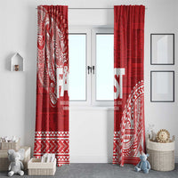 Samoa FAST Window Curtain Samoan Motif Patterns LT9 - Polynesian Pride