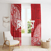 Samoa FAST Window Curtain Samoan Motif Patterns LT9 - Polynesian Pride