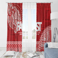 Samoa FAST Window Curtain Samoan Motif Patterns LT9 - Polynesian Pride
