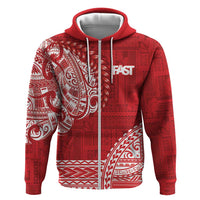 Samoa FAST Zip Hoodie Samoan Motif Patterns - Polynesian Pride