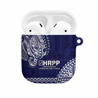Samoa HRPP AirPods Case Samoan Motif Patterns LT9 Blue - Polynesian Pride