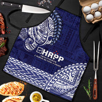 Samoa HRPP Apron Samoan Motif Patterns LT9 Blue - Polynesian Pride