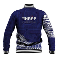 Samoa HRPP Baseball Jacket Samoan Motif Patterns LT9 - Polynesian Pride