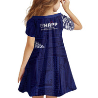 Samoa HRPP Family Matching Long Sleeve Bodycon Dress and Hawaiian Shirt Samoan Motif Patterns LT9 - Polynesian Pride