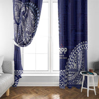Samoa HRPP Window Curtain Samoan Motif Patterns LT9 - Polynesian Pride