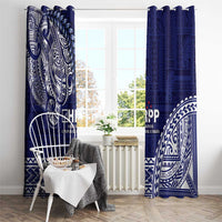 Samoa HRPP Window Curtain Samoan Motif Patterns LT9 - Polynesian Pride
