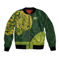 Samoa SUP Bomber Jacket Samoan Motif Patterns - Polynesian Pride