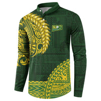 Samoa SUP Button Sweatshirt Samoan Motif Patterns LT9 - Polynesian Pride
