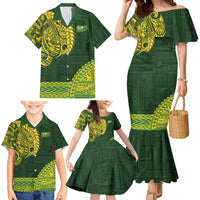 Samoa SUP Family Matching Mermaid Dress and Hawaiian Shirt Samoan Motif Patterns LT9 - Polynesian Pride