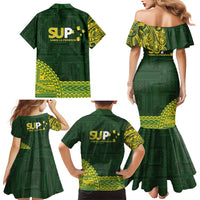 Samoa SUP Family Matching Mermaid Dress and Hawaiian Shirt Samoan Motif Patterns LT9 - Polynesian Pride