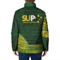 Samoa SUP Padded Jacket Samoan Motif Patterns LT9 - Polynesian Pride