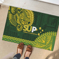 Samoa SUP Rubber Doormat Samoan Motif Patterns LT9 - Polynesian Pride