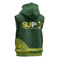 Samoa SUP Sleeveless Zip Hoodie Samoan Motif Patterns LT9 - Polynesian Pride