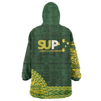 Samoa SUP Wearable Blanket Hoodie Samoan Motif Patterns LT9 - Polynesian Pride