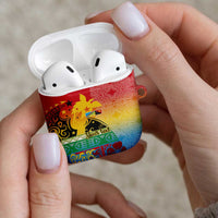 Personalised Torba PNG Day AirPods Case Oro Tapa Pattern LT9 - Polynesian Pride