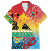 Personalised Torba PNG Day Hawaiian Shirt Oro Tapa Pattern - Polynesian Pride