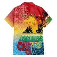 Personalised Torba PNG Day Hawaiian Shirt Oro Tapa Pattern - Polynesian Pride