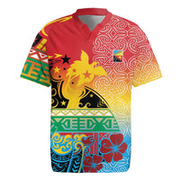 Personalised Torba PNG Day Rugby Jersey Oro Tapa Pattern - Polynesian Pride