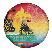 Personalised Torba PNG Day Spare Tire Cover Oro Tapa Pattern - Polynesian Pride