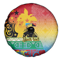 Personalised Torba PNG Day Spare Tire Cover Oro Tapa Pattern - Polynesian Pride