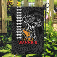 Aloha Spirit Ikaika Warrior Helmet Garden Flag LT9 Garden Flag Black - Polynesian Pride