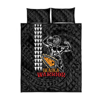 Aloha Spirit Ikaika Warrior Helmet Quilt Bed Set LT9 - Polynesian Pride