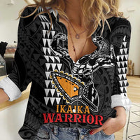 Aloha Spirit Ikaika Warrior Helmet Women Casual Shirt