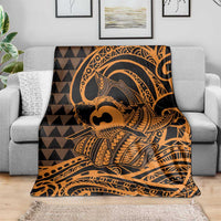 Koa Ikaika Warrior Helmet with Shark Blanket Gold Kakau Style LT9 - Polynesian Pride