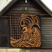 Koa Ikaika Warrior Helmet with Shark Quilt Gold Kakau Style