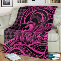 Koa Ikaika Warrior Helmet with Shark Blanket Pink Kakau Style LT9 - Polynesian Pride