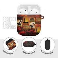 ANZAC Day Film Reel Lest We Forget AirPods Case Australia NZ Memorial LT9 - Polynesian Pride